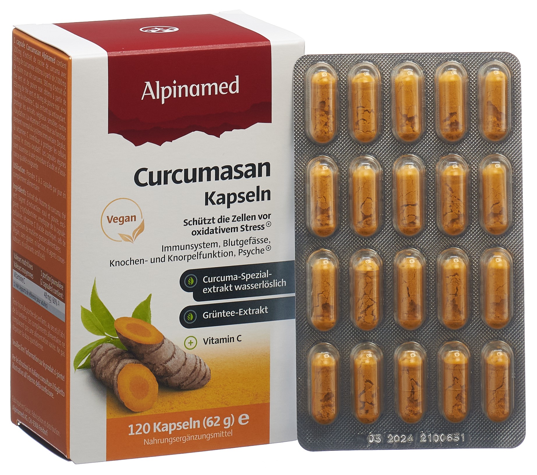ALPINAMED Curcumasan<br>120 Stück, Hartkapsel