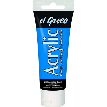 KREUL el Greco Acrylic Azurblau dunkel 75 ml Tube