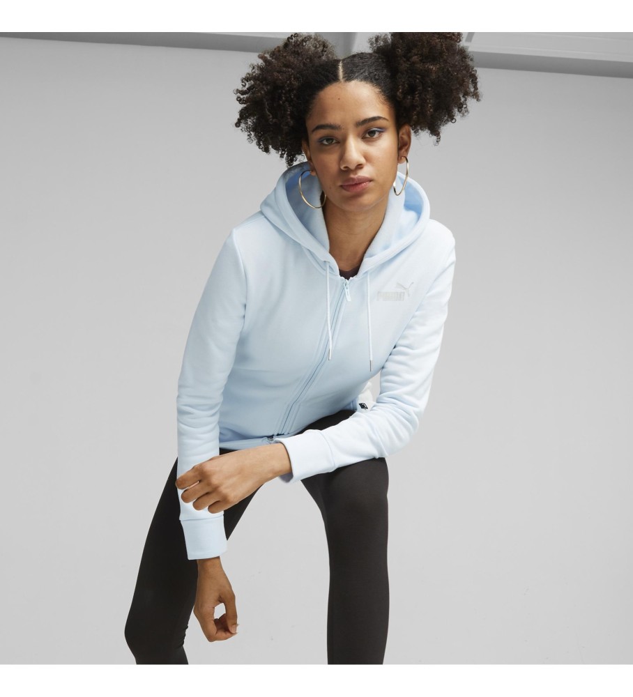 Conjunto esportivo Puma azul metálico, preto