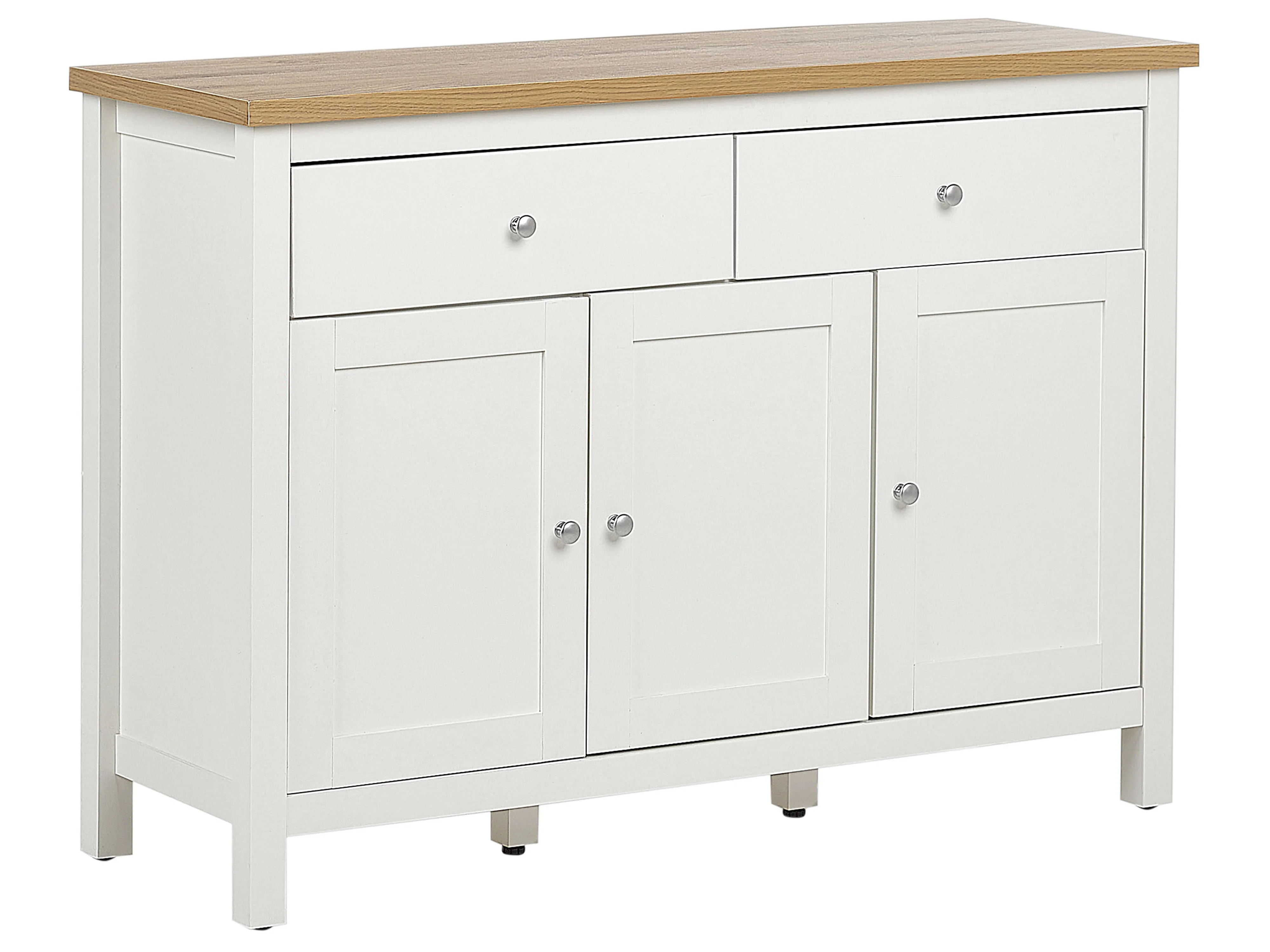 Dressoir met 3 deuren ATOCA Gebroken wit