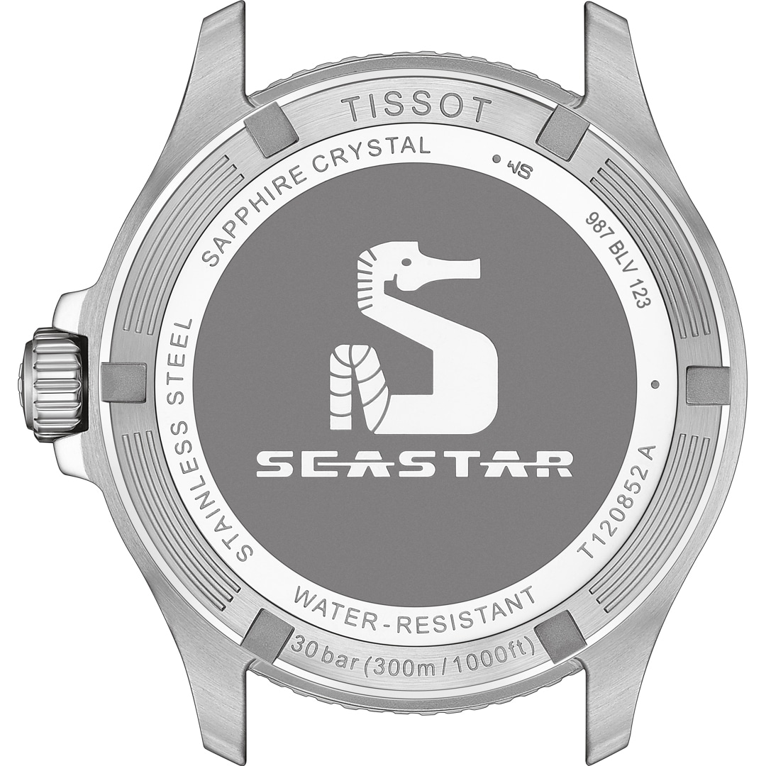 Tissot Seastar 1000 GMT 40mm Schwarz / Grün