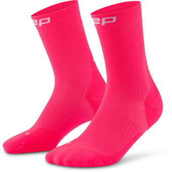 CEP Run Mid Cut 5.0 Socken Pink Damen