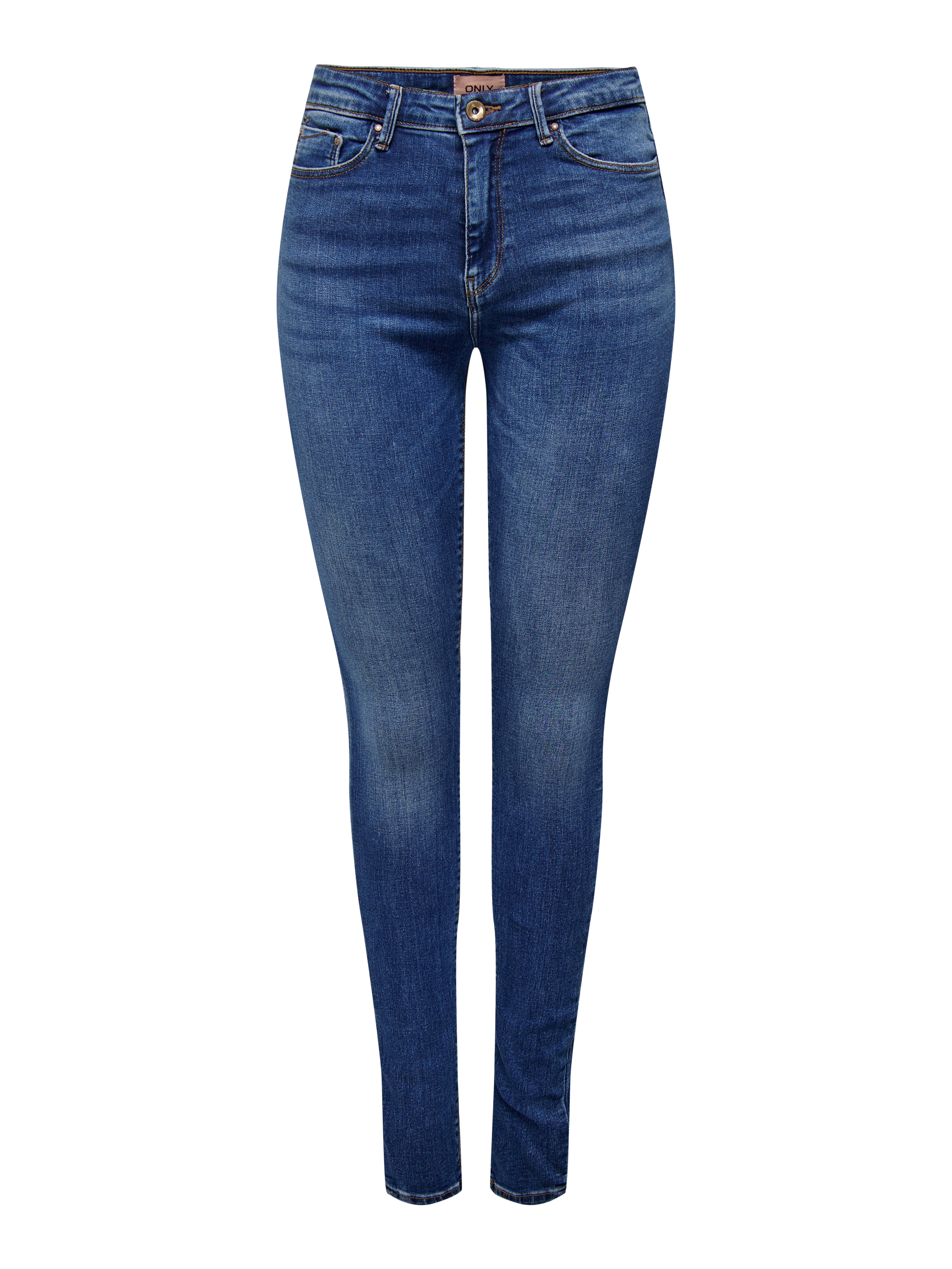 ONLPAOLA Hohe Taille Skinny Fit Jeans Medium Blue Denim
