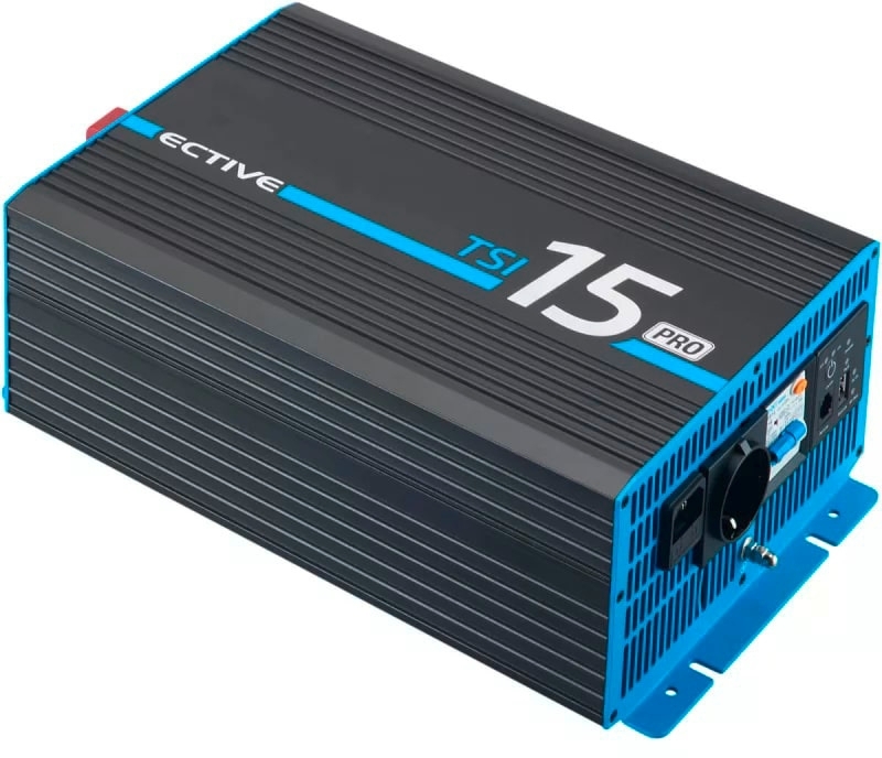 Ective TSI 15 Pro Sinus Wechselrichter mit Netzvorrangschaltung 12V 1500W