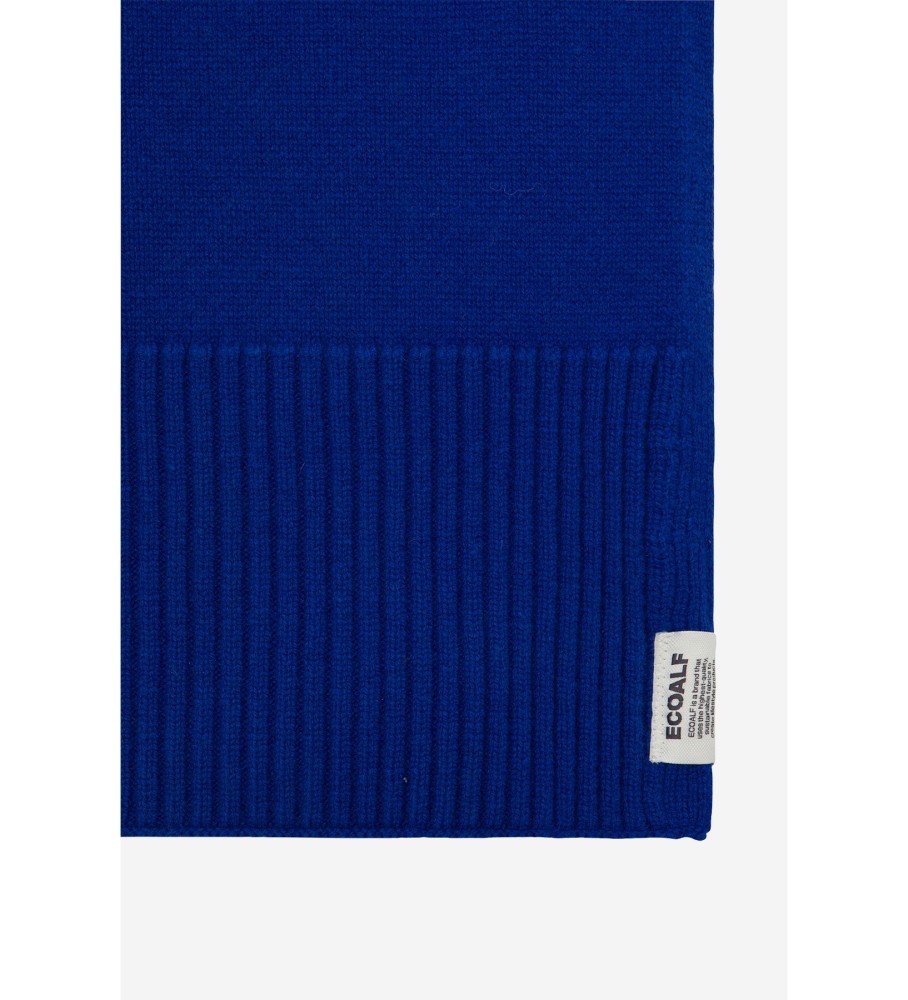 Cachecol de lã reciclada ECOALF Woolalf azul marinho