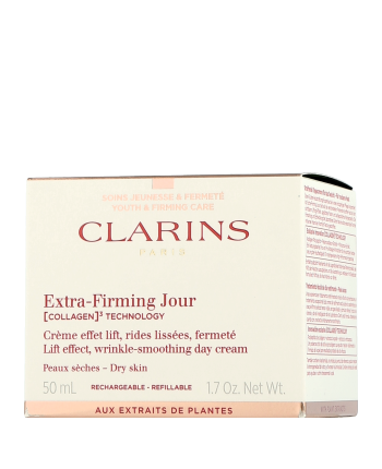 Clarins Extra-Firming [Collagen]³ Technology Crème Jour Peaux Sèches Rechargeable 50ml