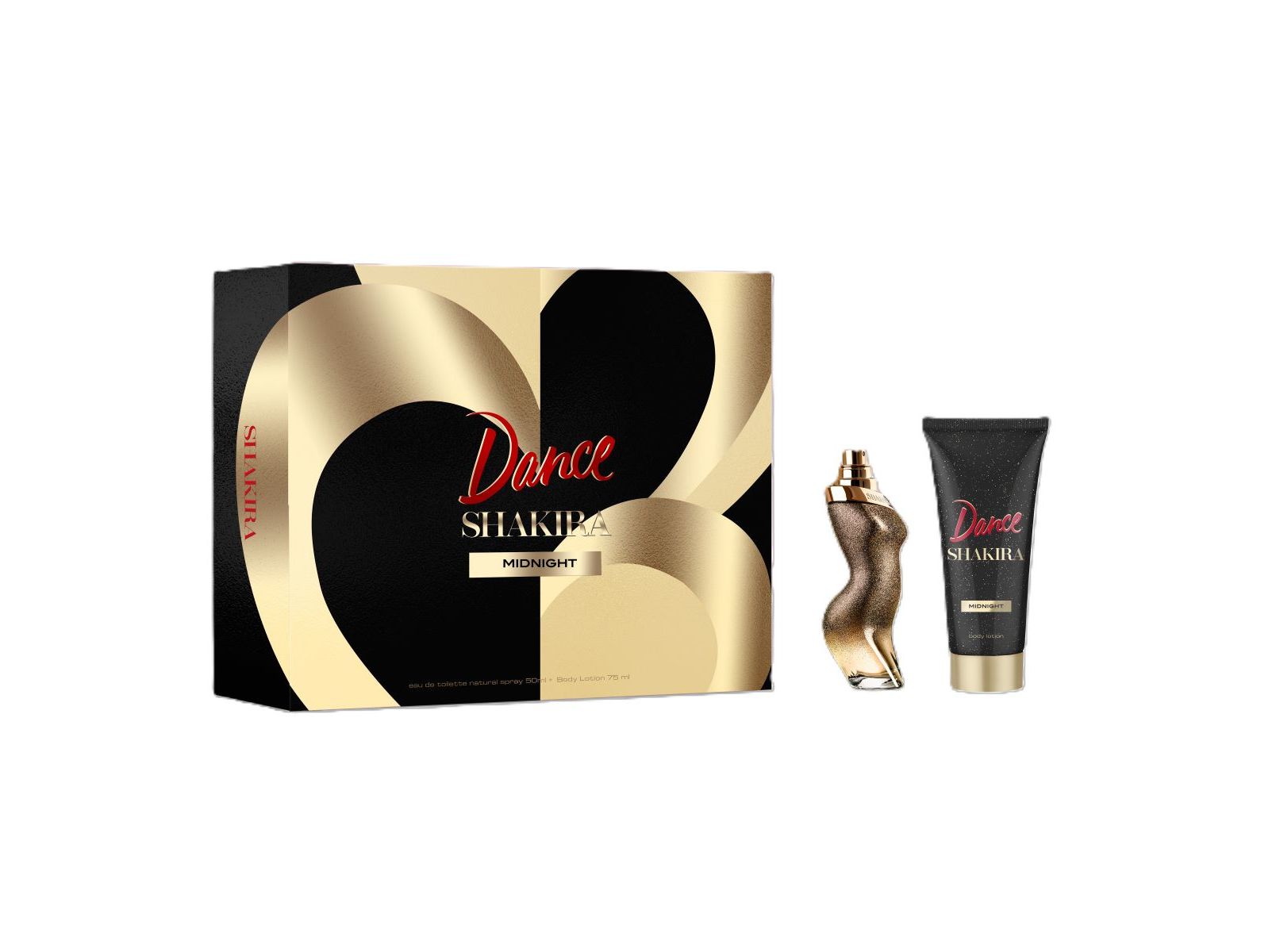 CONJUNTO SHAKIRA DANCE MIDNIGHT EDT50ML   BL75ML
