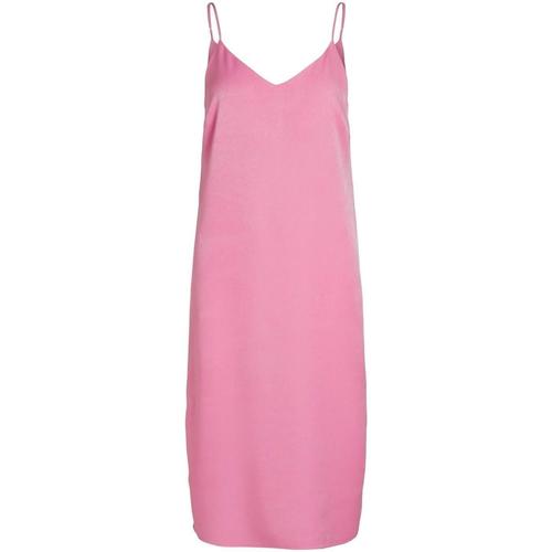 Vila - Vestido Viamazed Strap Rosa