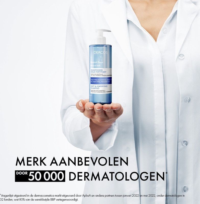 Vichy - Dercos - Shampoo - 390ml - Versterkend - Zacht
