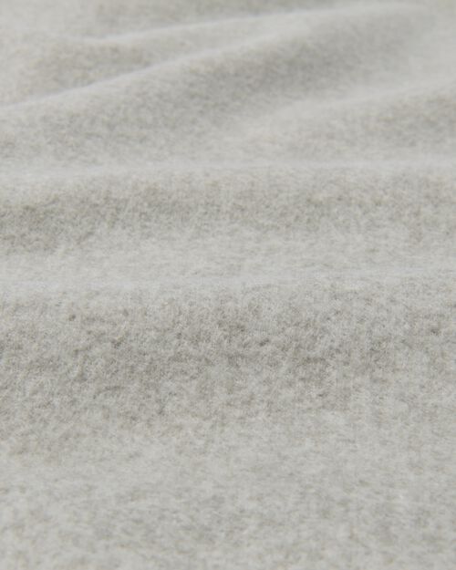 housse de couette flanelle 140x200/220 gris chiné