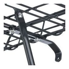 BASIL Panier À Vélo Portland Front 25 Litres 43 X 36 X 22 Cm - Noir