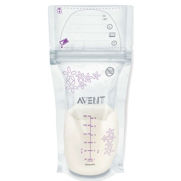 Philips Avent Bolsas de Armazenamento Leite 180ml x25 Uni.