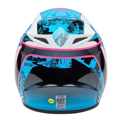 Casque cross Bell MX-9 MIPS BREAKDANCE 2025 - Bleu / Bleu