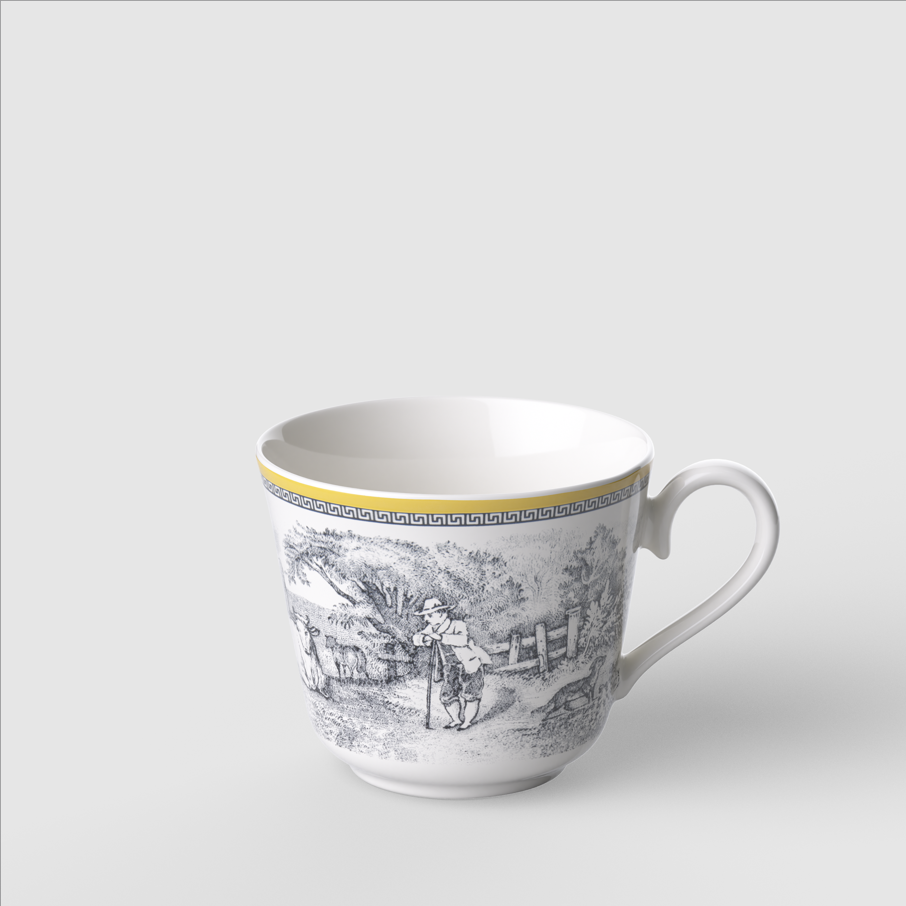 Audun Coffee cup Multi-colored, 9.2 oz, Premium Porcelain