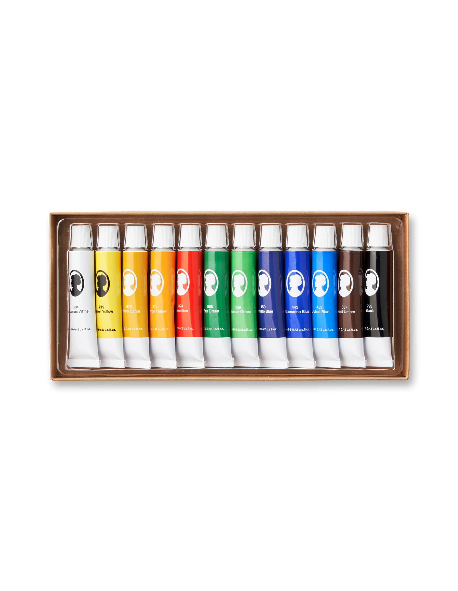 Akrylmaling | 12 ml. 12 stk. | Multi