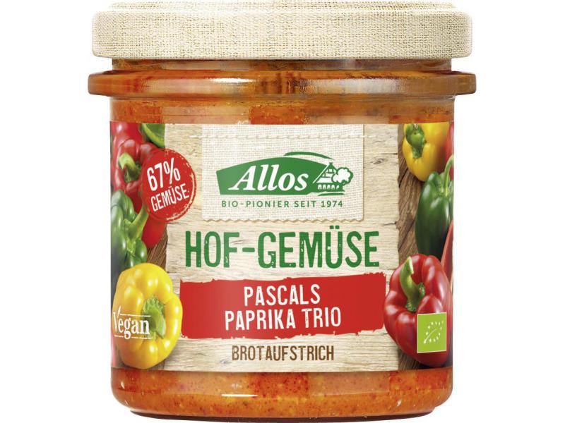 Allos Glas Bio Hofgemüse Brotaufstrich Paprika 135 g Brotaufstrich Paprika