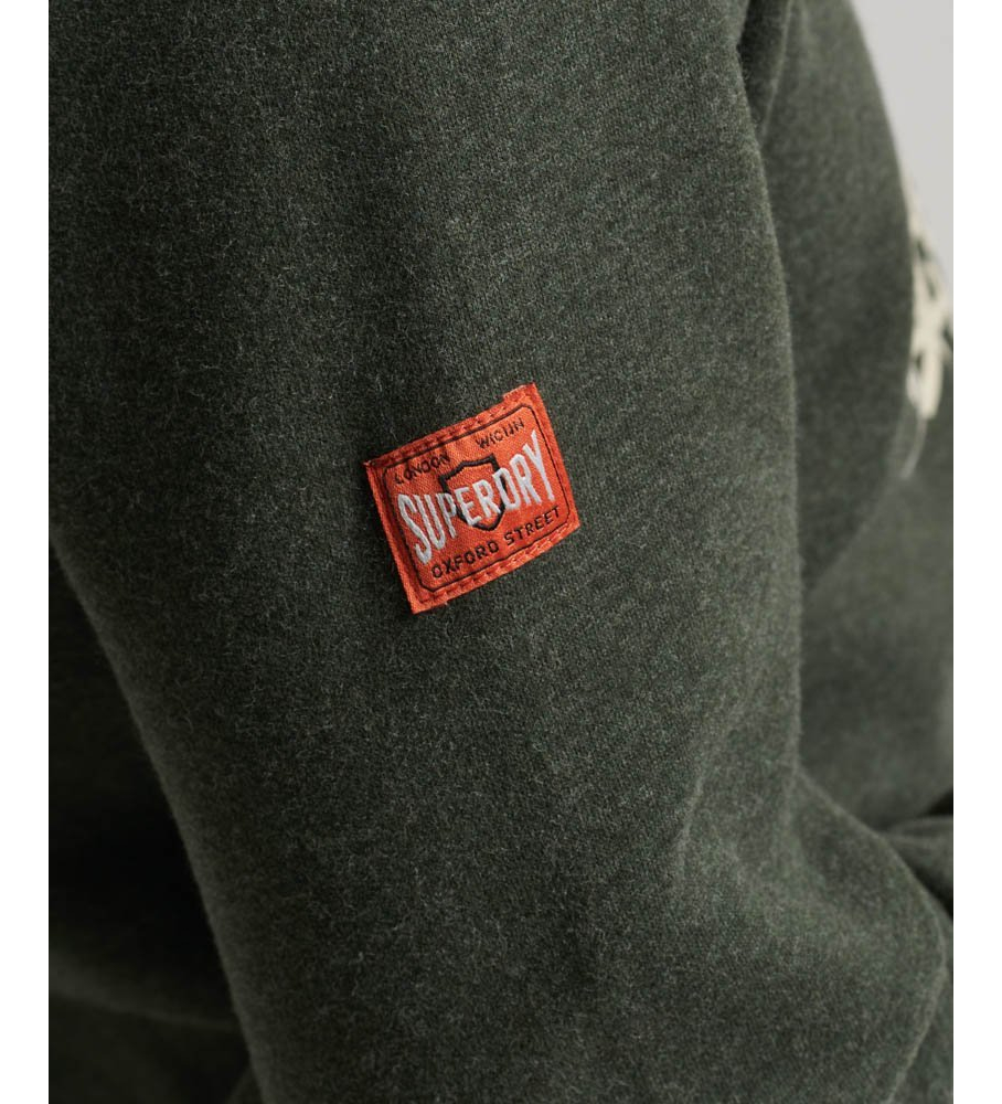 Moletom verde vintage Superdry Workwear