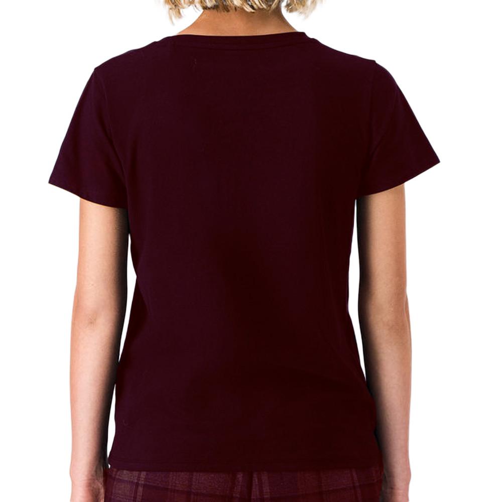 Teddy Smith T-shirt Marron Femme Teddy Smith Ribelle