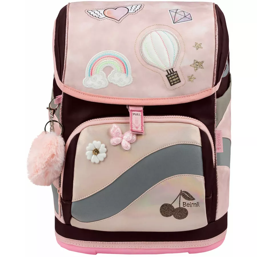 Belmil Schulranzen Premium Smarty Plus Set 5-teilig Glam