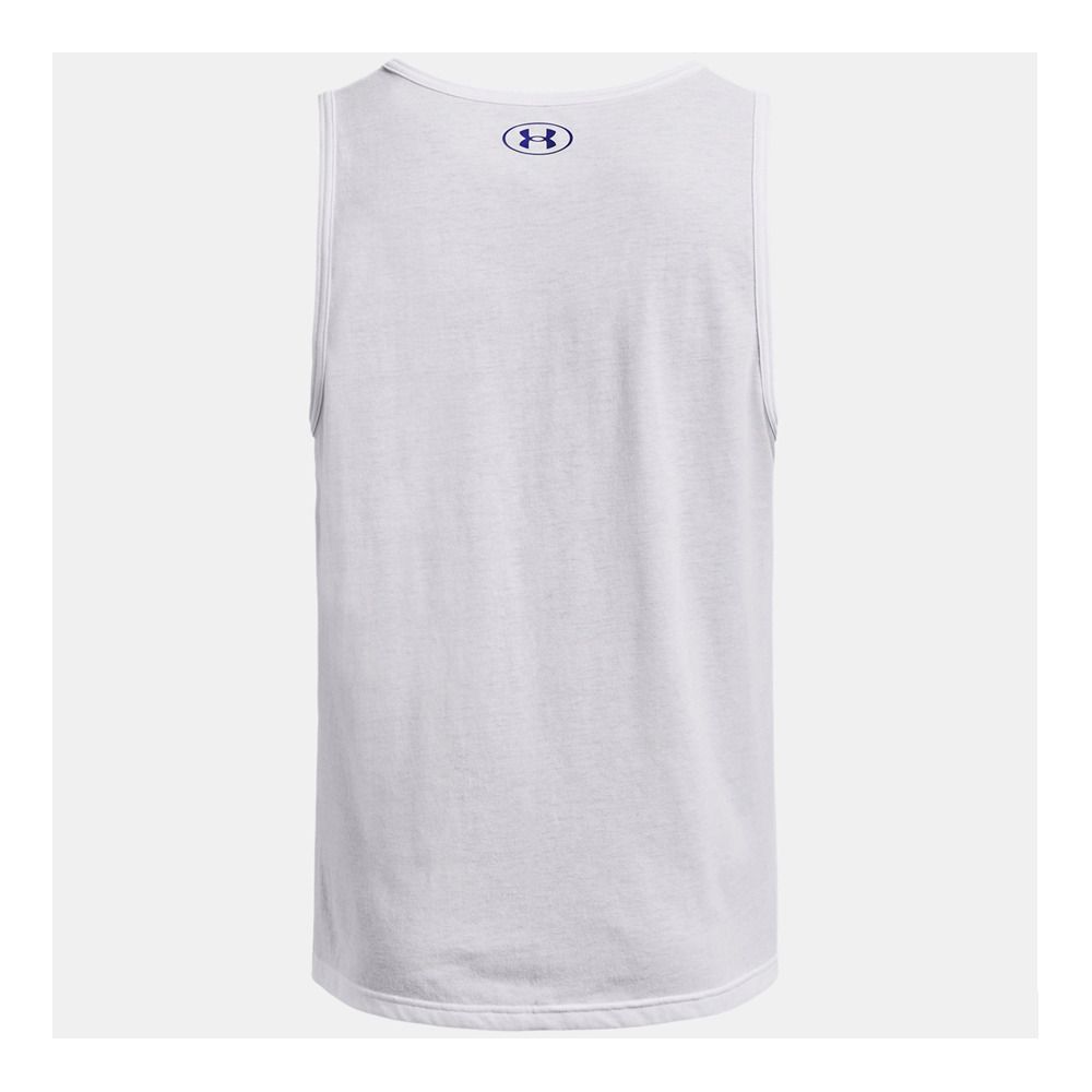 Under Armour UA SPORTSTYLE LOGO - Débardeur Homme white/royal/red