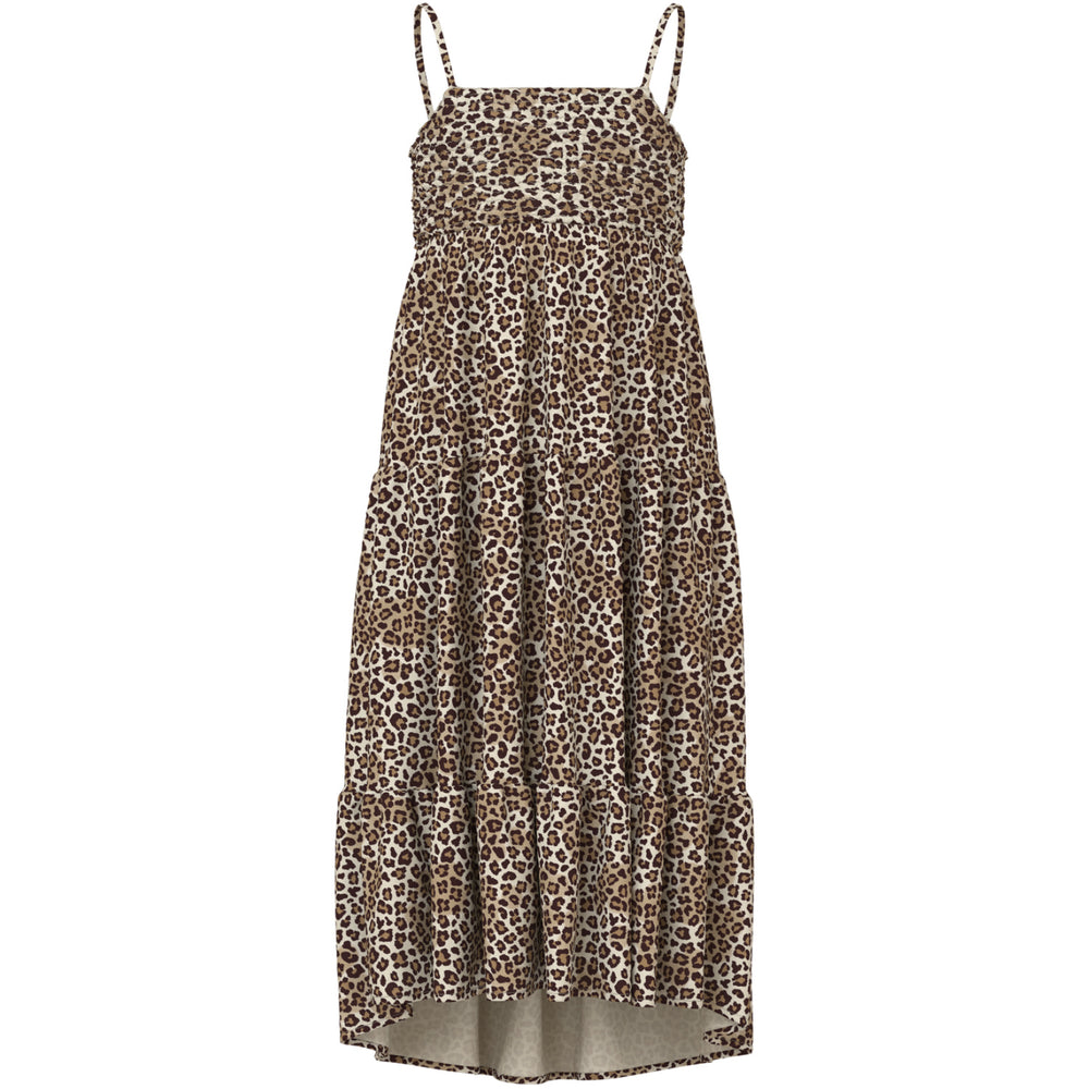 Køb Name It Turtledove Leopard Nkfvinaya Strop Maxi Kjole