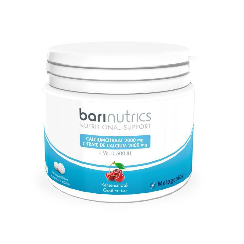 Metagenics Barinutrics Calciumcitraat Kers 90tab