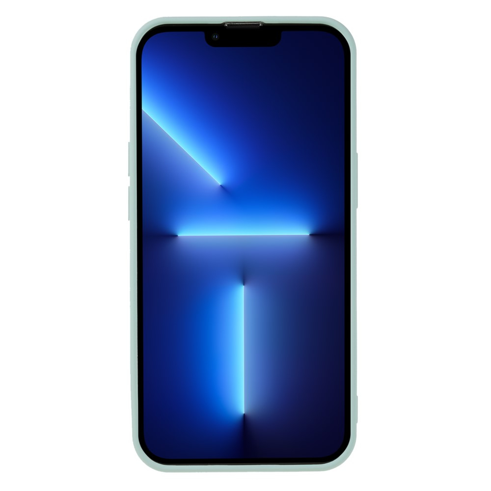 iPhone 13 Pro Gummi Case Hülle mit Kameraschutz - Türkis (Matt)
