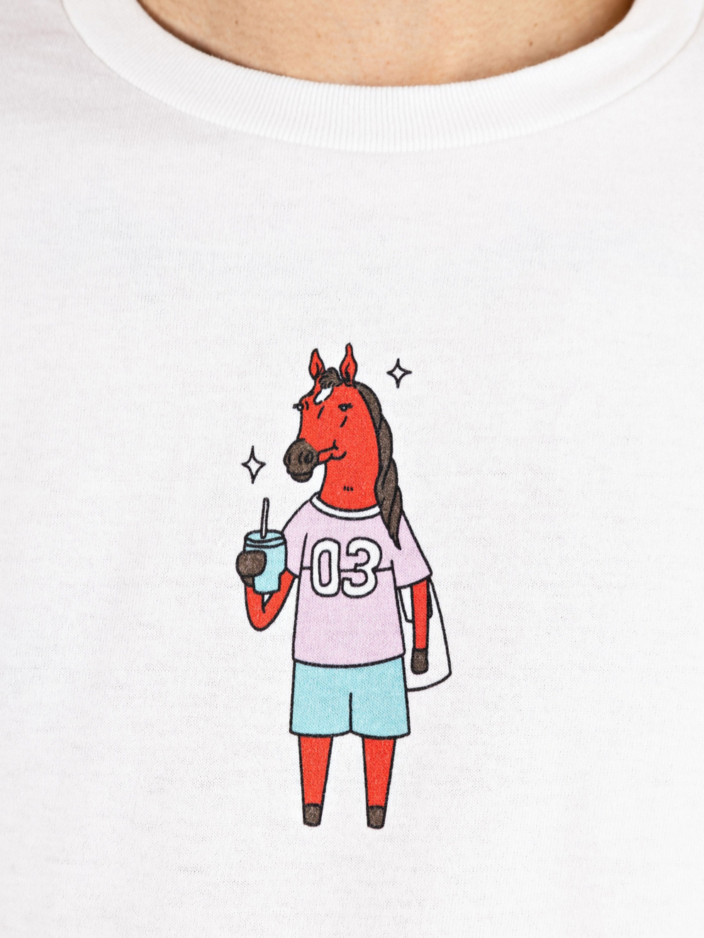 A.LAB Cancer T-Shirt white