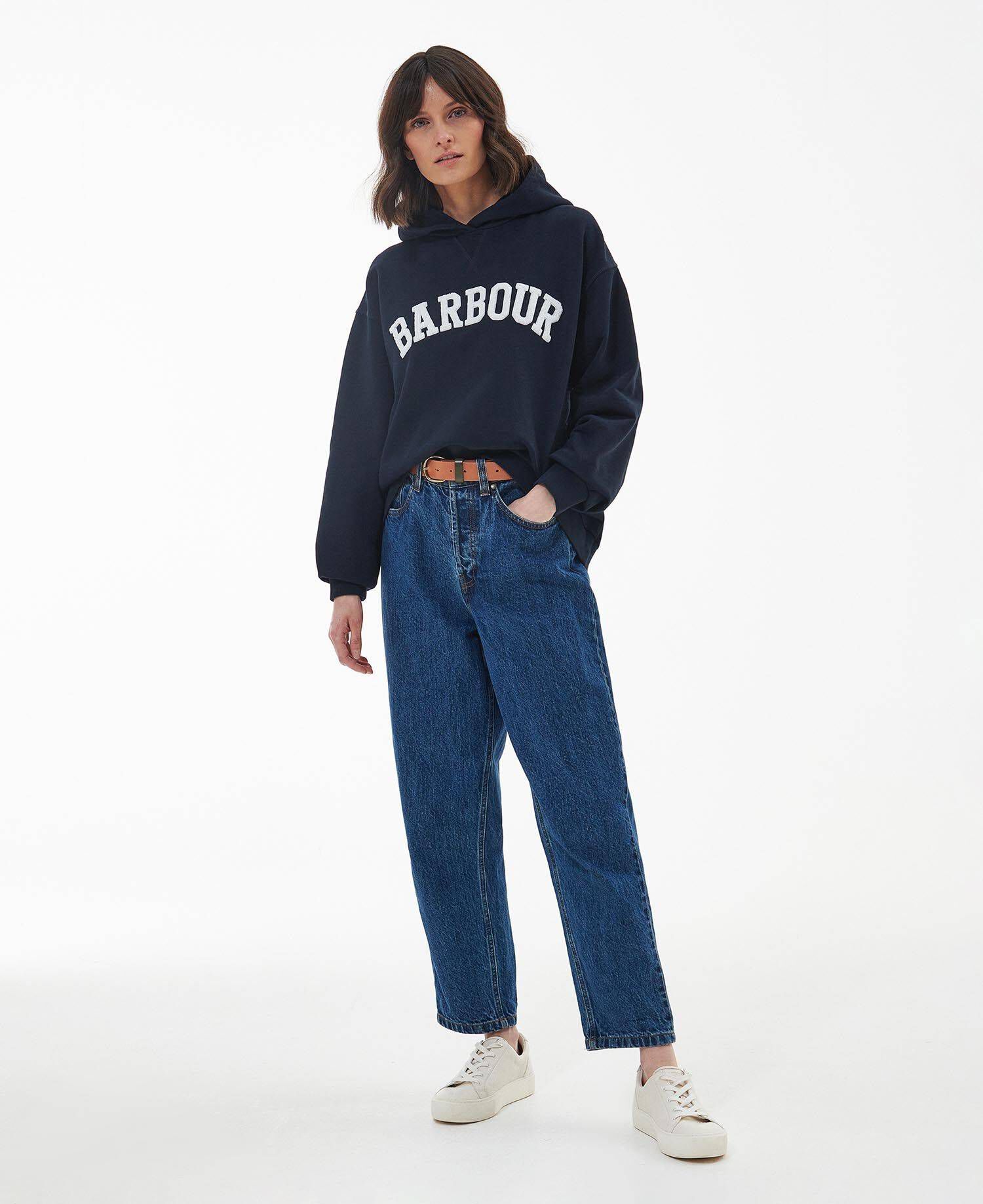 Barbour| Damen Hoodie NORTHUMBERLAND PATCH