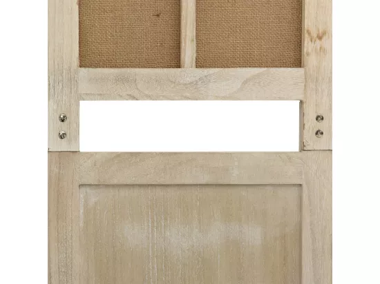 Cloison de séparation 4 panneaux Marron 140x165 cm Tissu