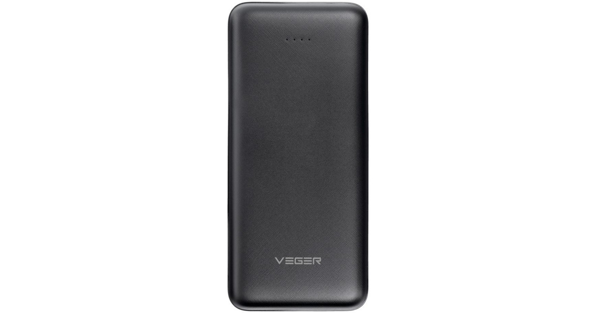 VEGERA20 powerbank 20.000 mAh  (Zwart)