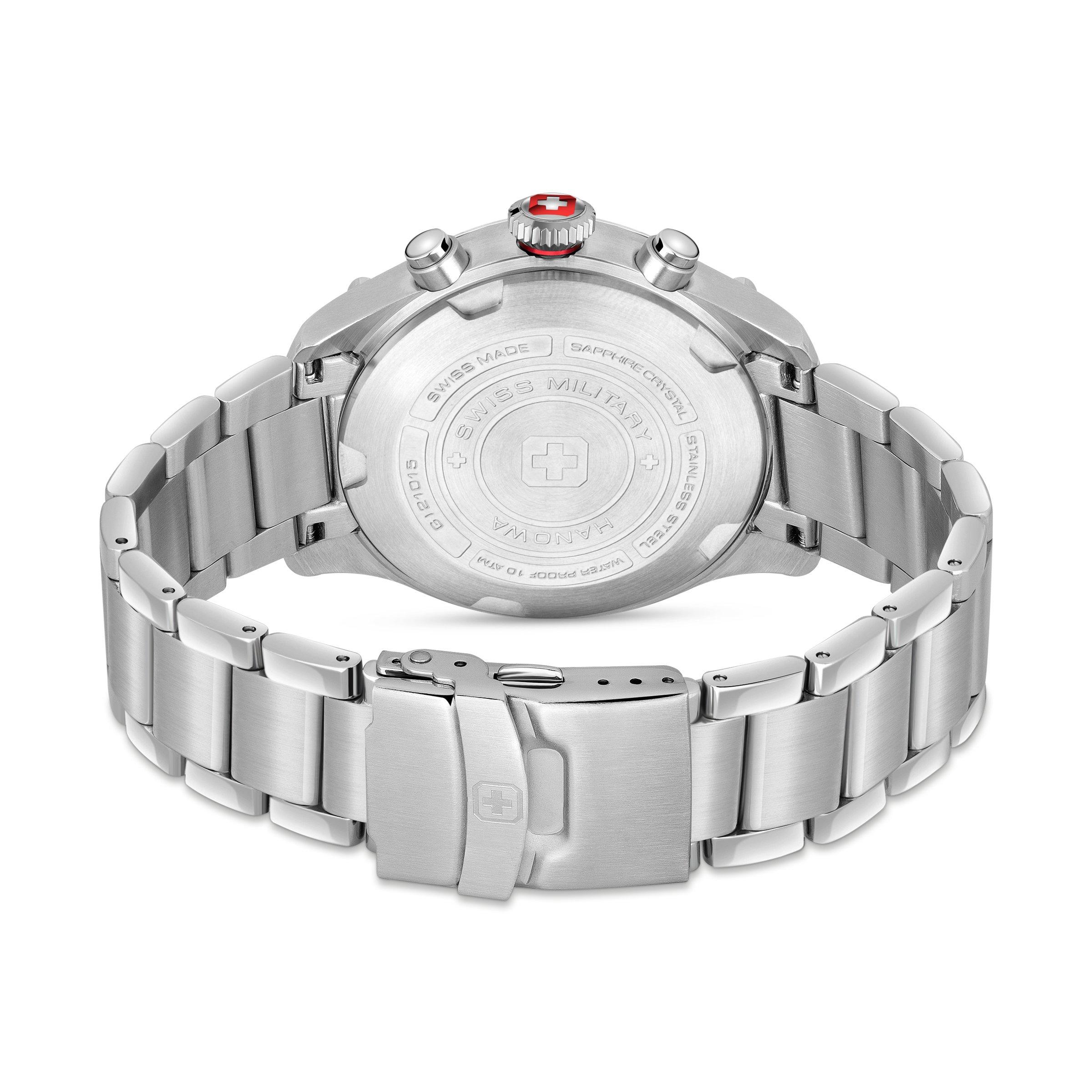 Swiss Military Hanowa Nightflighter Stainless Steel Sports Analogue Watch