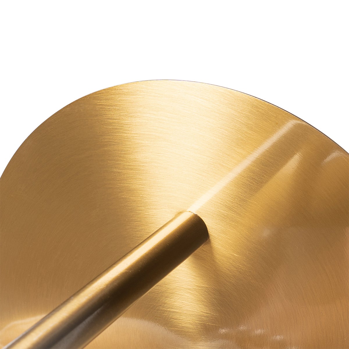 Art Deco wandlamp in goud en opaal glas - Flore