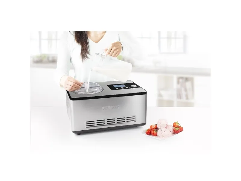 Princess 282604, Kompressor ismaskine, 2 L, 20 min., 1 skåle, LCD, 1,4 m