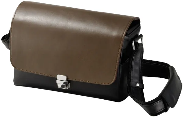 Olympus Premium CBG-11PR - Bæretaske til kamera - læder - sort, brun - for Olympus PEN-F