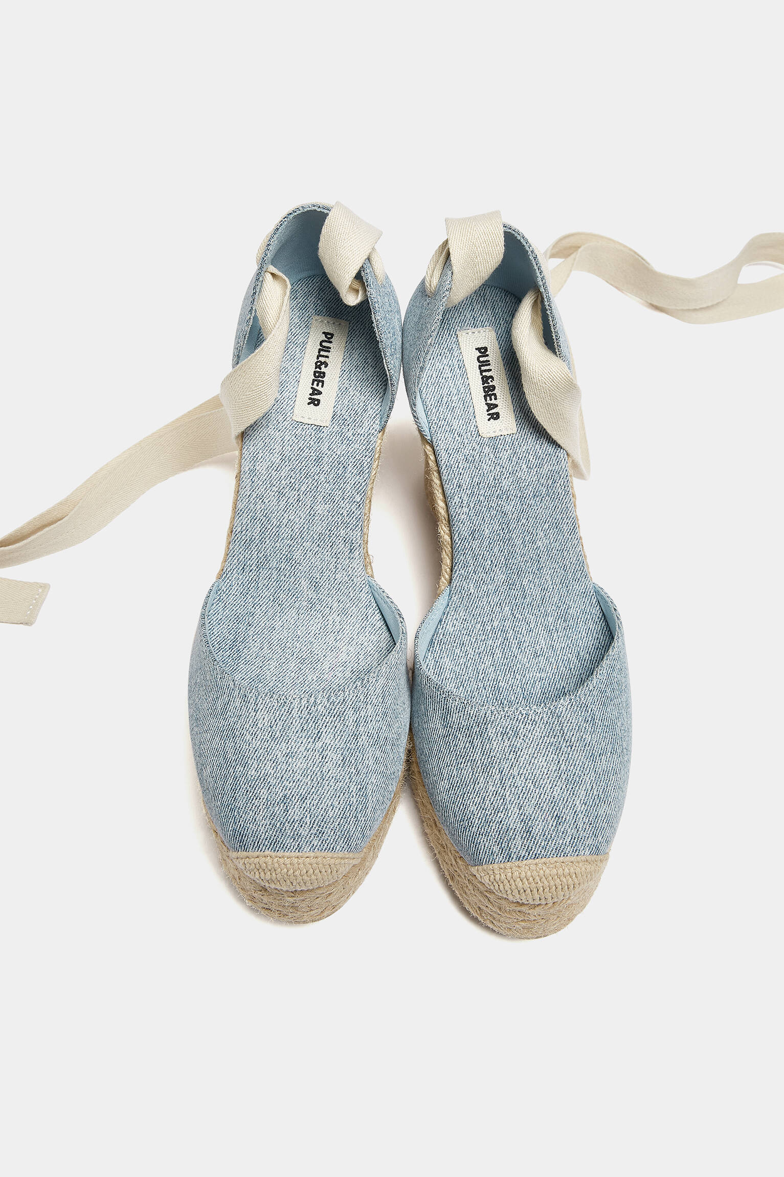 Alpargata Anabela Jeans - Azul Claro