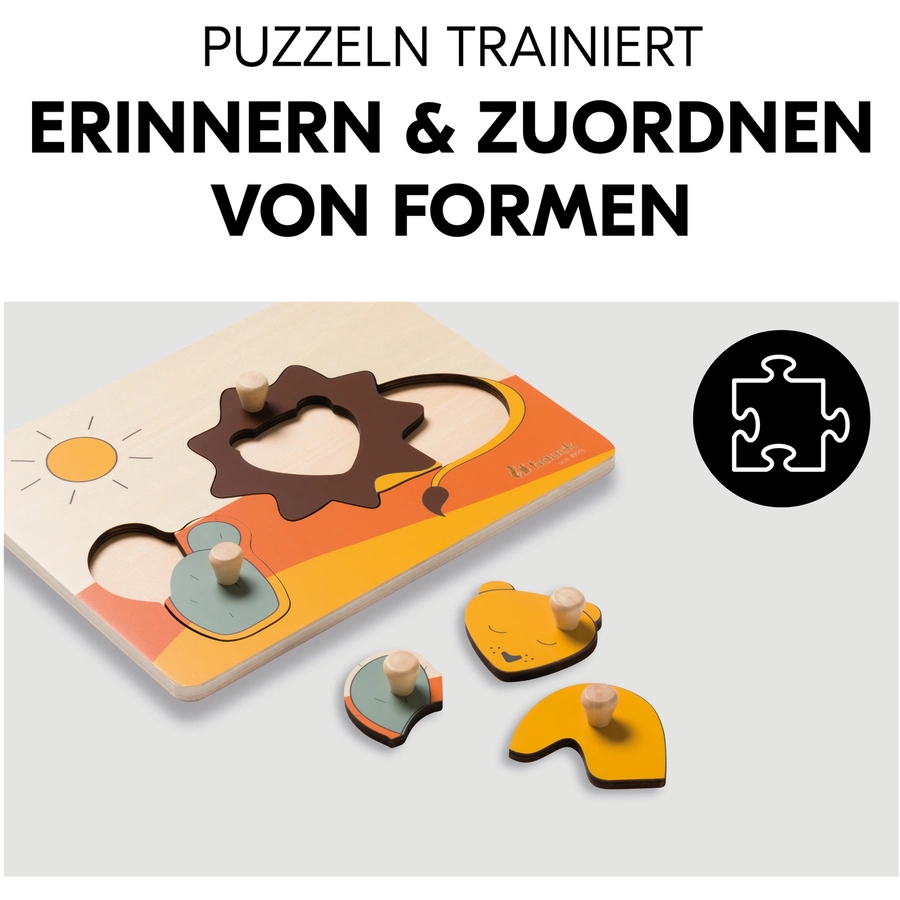 hauck Steckpuzzle Puzzle N Sort Lion