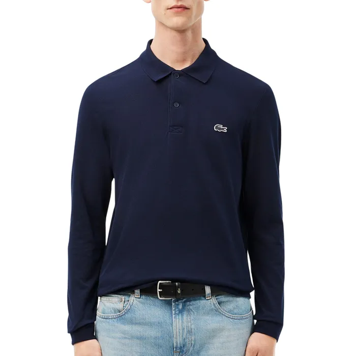 Lacoste Regular Fit Longsleeve Polo Heren