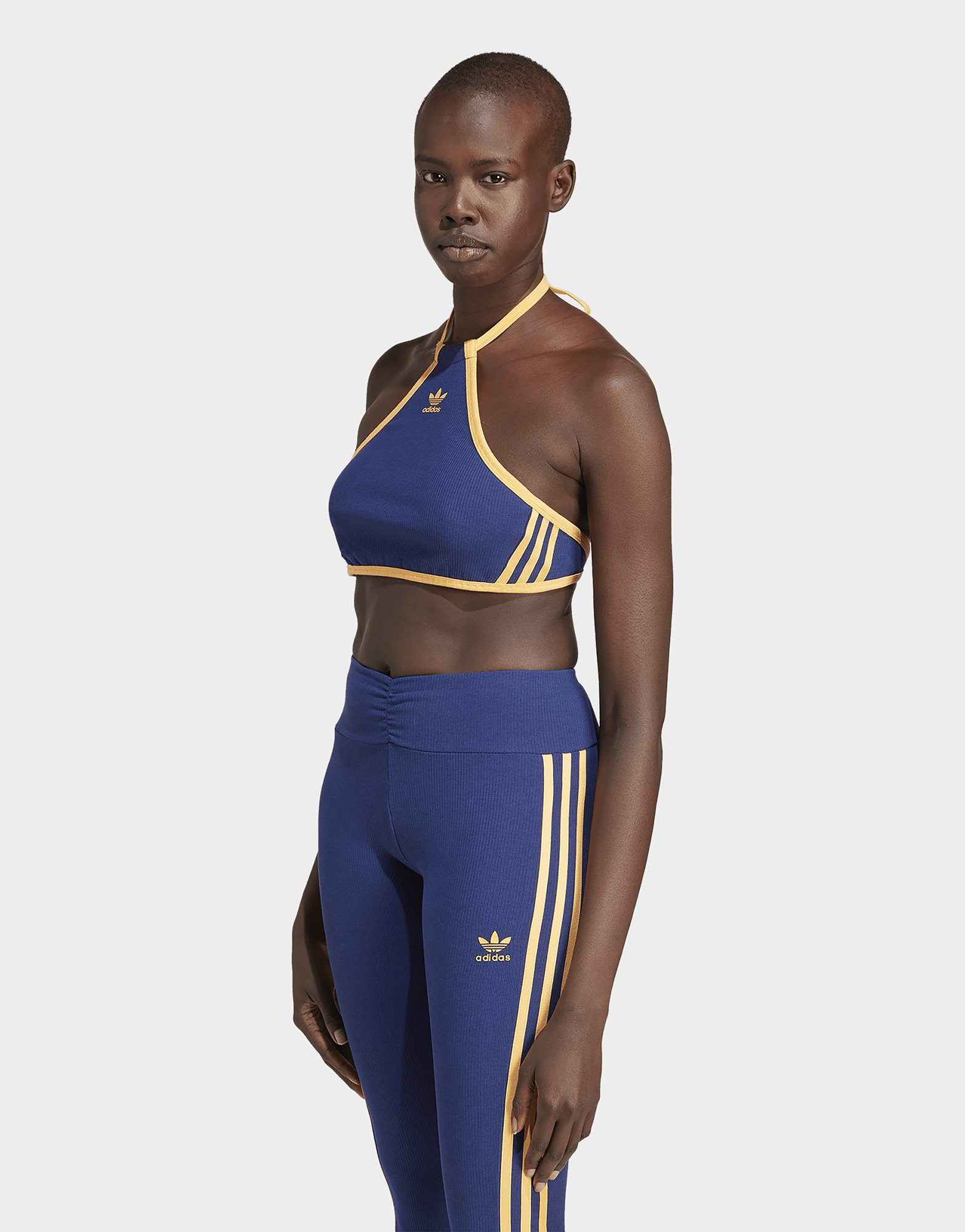 adidas Originals adidas Originals Rib Neck Halter Top