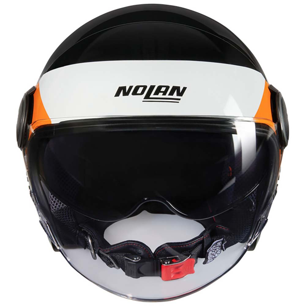 Nolan - Casque N21 Visor Onirico Noir / Blanc / Orange / Brillant