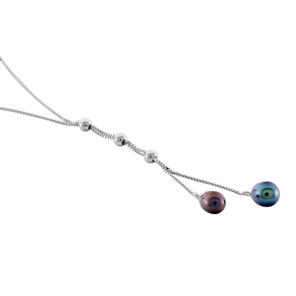 Collier Renee-marie Argent Blanc Perle De Culture
