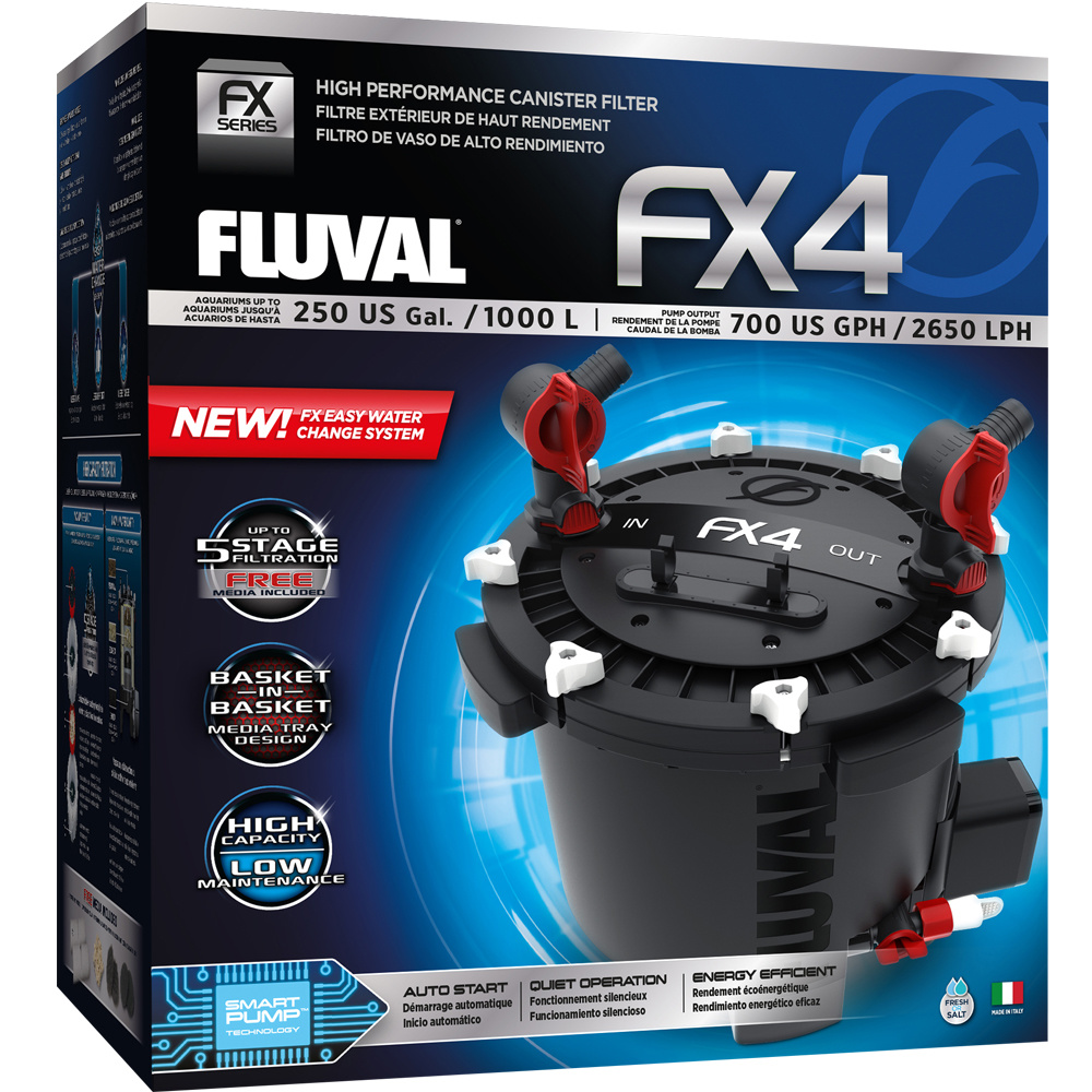 Fluval FX4 Extern Filter | Meervoudig buitenfilter