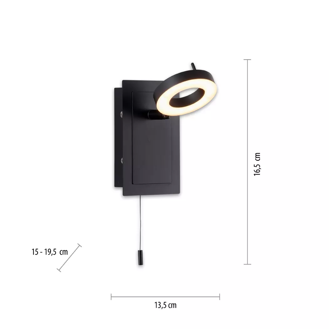 LED-Wandleuchte Sileda