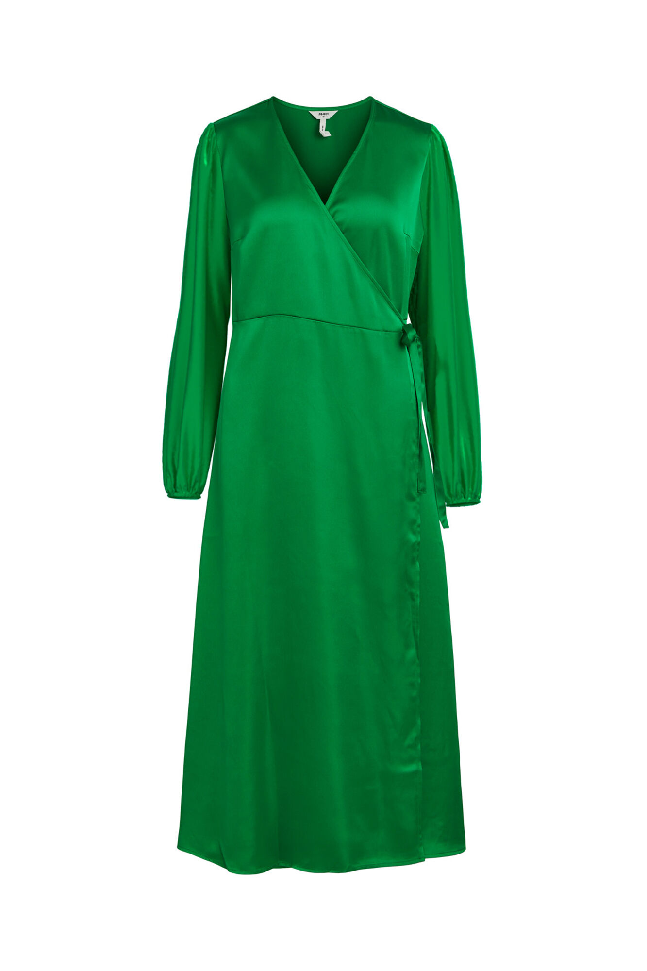 Vestido longo envelope - Verde