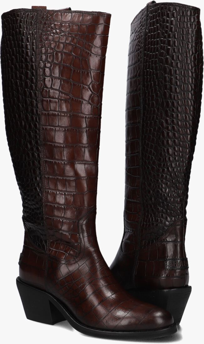 SHABBIES bruine shabbies hoge laarzen juul mid boot