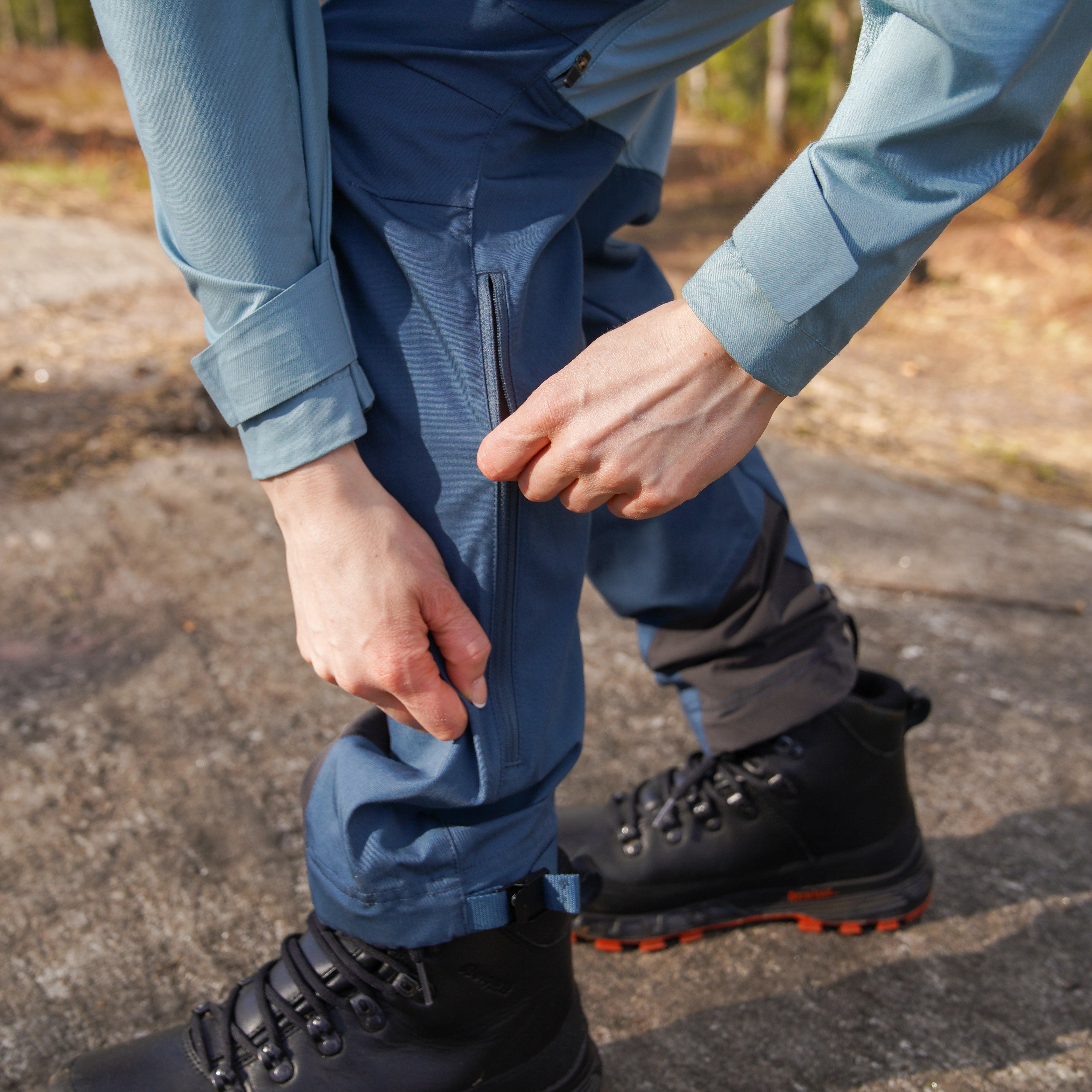Nordmarka Favor Outdoor Pants Women Orion Blue / Smoke Blue