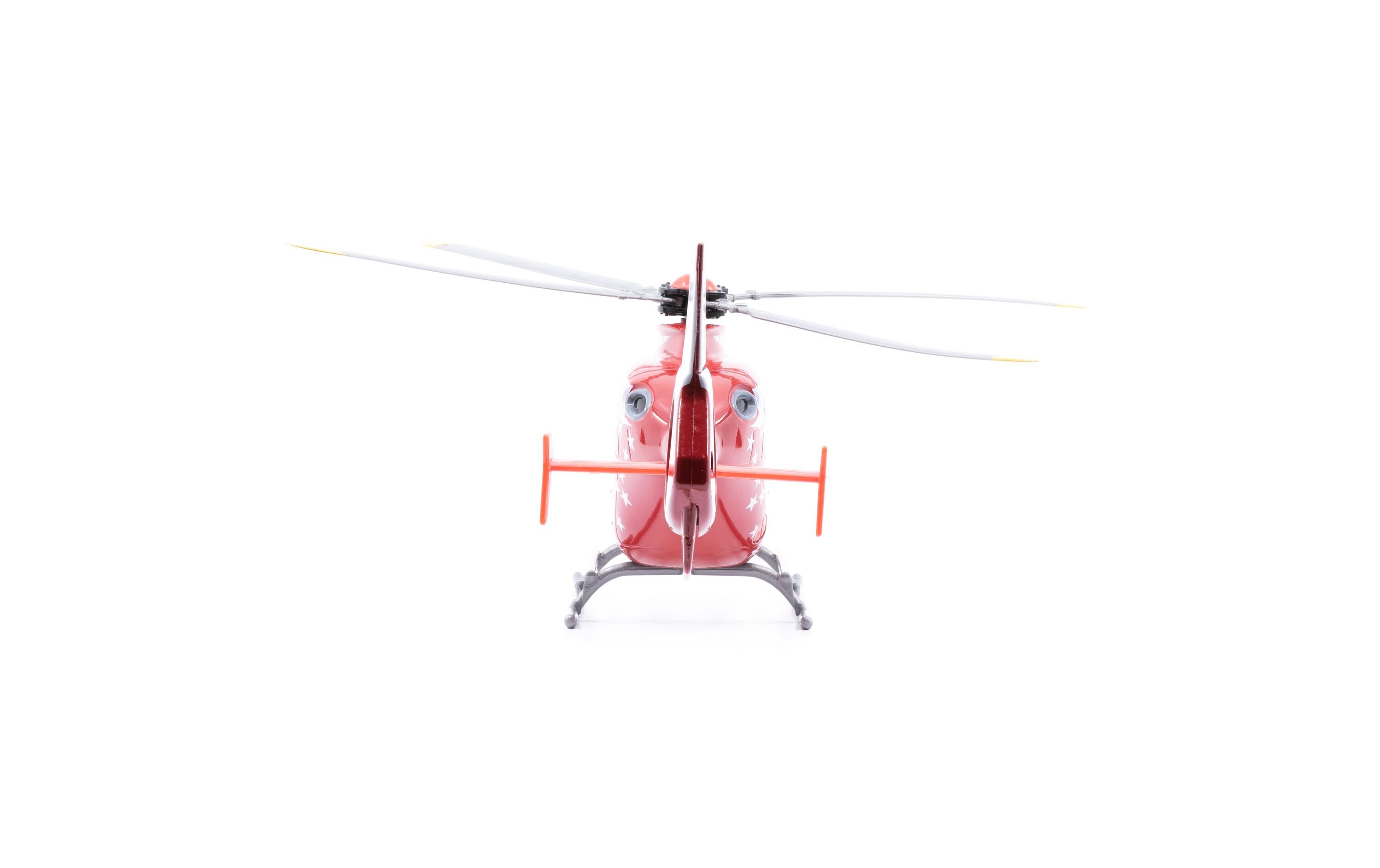 Toy EC-135 Air-Glaciers Helikopter 1:72Detailgetreuer Helikopter mit Licht- und Soundfunktionen