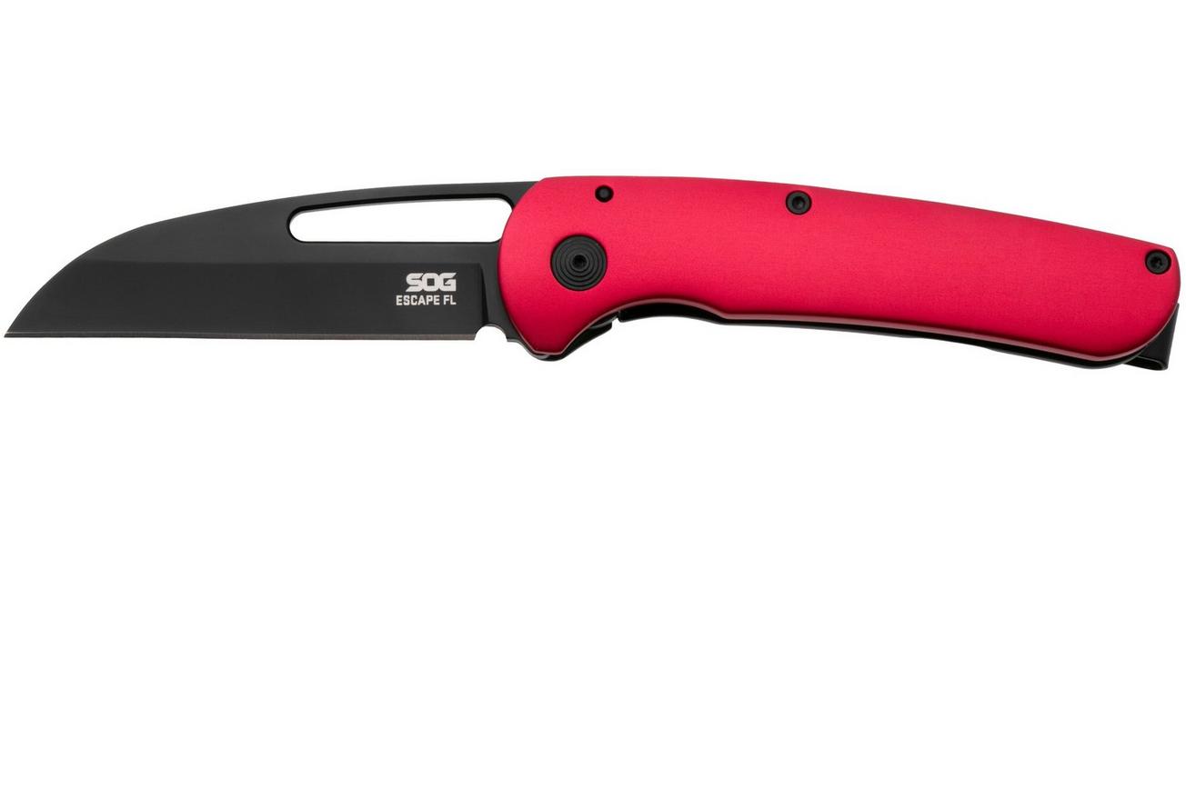 SOG Escape FL 2.0 14-52-03-57, Black TiNi 440C, Black Stainless Steel Red Aluminium, zakmes