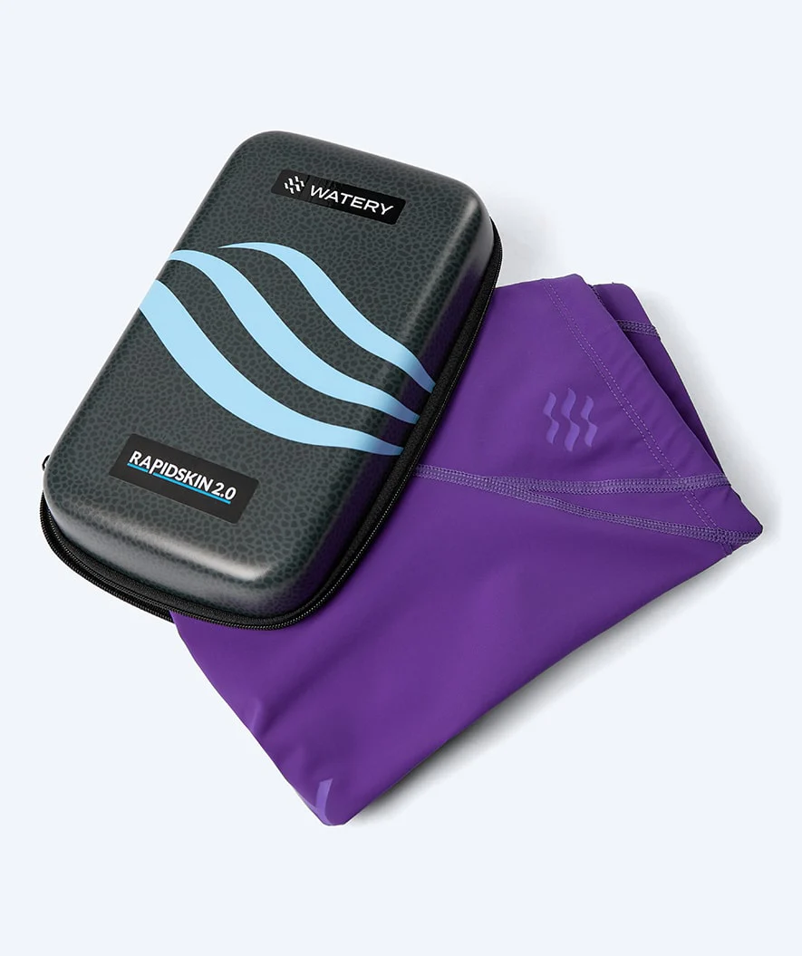 Watery konkurrence badebukser til drenge - Rapidskin 2.0 - Lilla