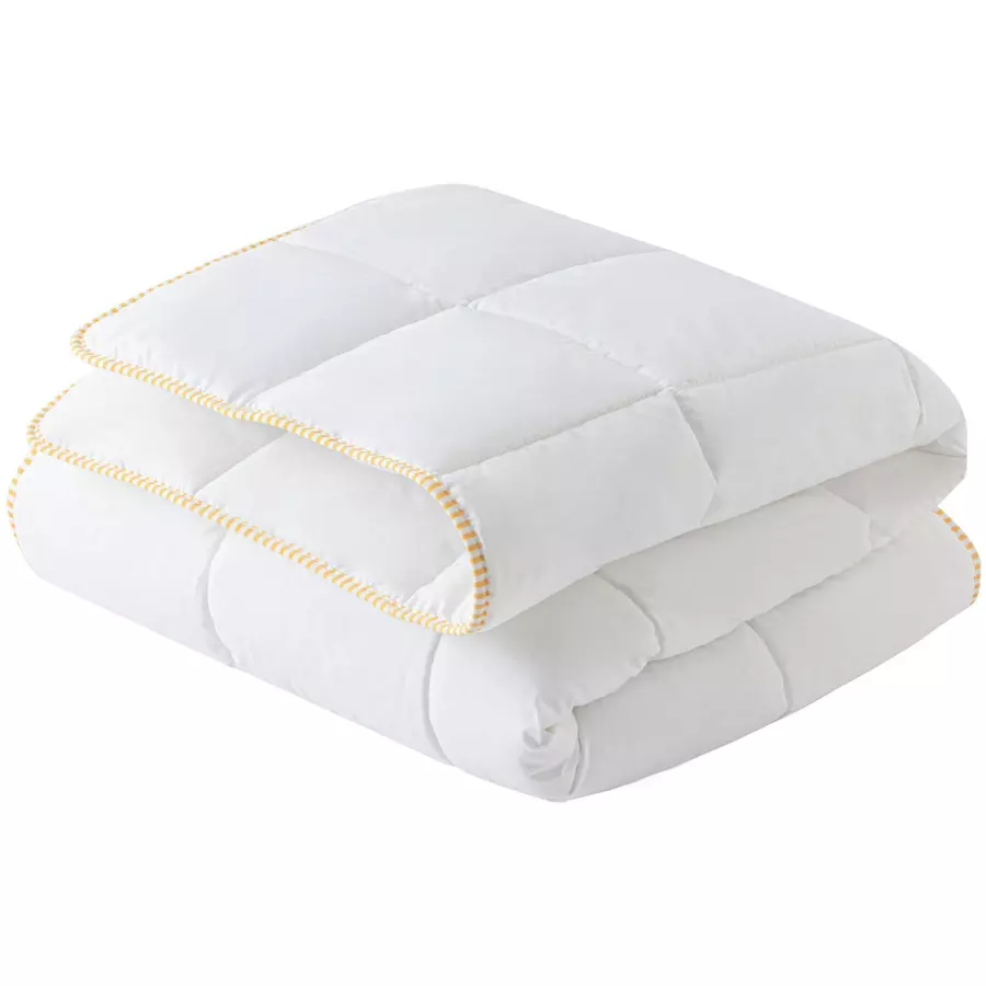 hibboux® Kopfkissen & Bettdecke Sense No Allergy Set White